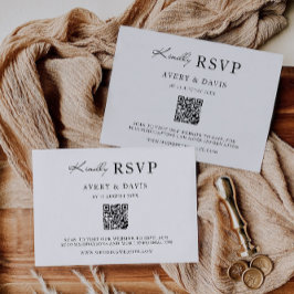 Vorlage für die Minimalistische Hochzeitskarte