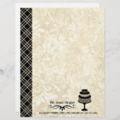 Vorlage für die moderne Bäckerei Briefkopf (Vorne/Hinten)