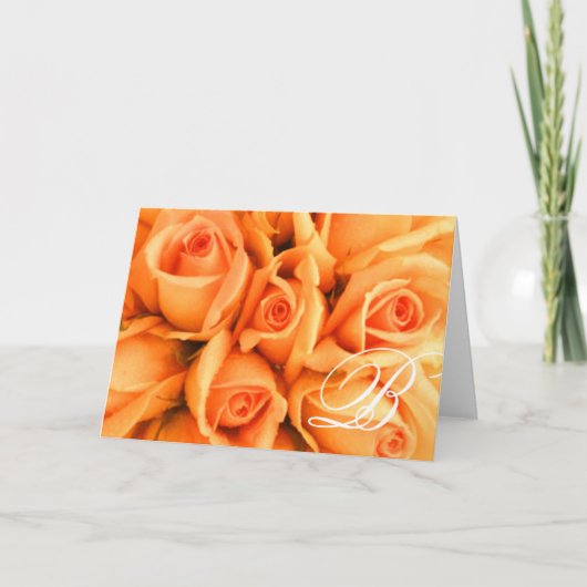 Vorlage für die Monogramm-Rose (Vorderseite)