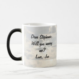 Vorlage für die Morphing-Tasse von geheimen Meldu Verwandlungstasse