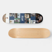 Vorlage für die Namensnennung Navy-Fotocollage hin Skateboard (Horizontal)