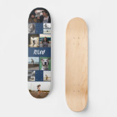 Vorlage für die Namensnennung Navy-Fotocollage hin Skateboard (Vorderseite)