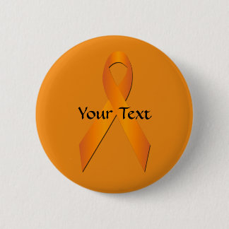 Vorlage für die Orange Awareness-Ribbon Button