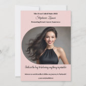 Vorlage für die Pageant-Sash-Autogrammkarte (Rückseite)