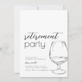 Vorlage für die Party Einladung für die Ruhestands (Vorderseite)