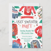 Vorlage für die Party Einladung in normalem Sweate (Vorderseite)