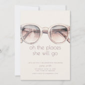 Vorlage für die Party Einladung umziehen mit Sonne (Vorderseite)