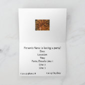 Vorlage für die Party Einladung vom 4. Juli (Innenseite)