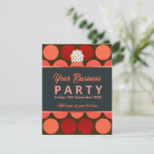 Vorlage für die Party Einladung von Business Offic (Stehend Vorderseite)