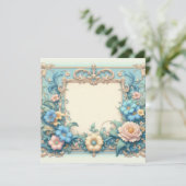 Vorlage für die personalisierte Blankenkarte - Ein (Stehend Vorderseite)