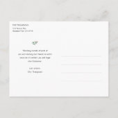 Vorlage für die personalisierte Foto-Urlaubspostka (Rückseite)