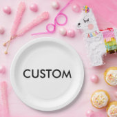 Vorlage für die Personalisierte Papierplatte Pappteller (Party)