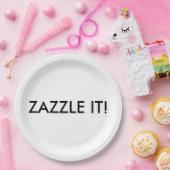 Vorlage für die Personalisierte Papierplatte Pappteller (Party)