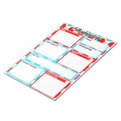 Vorlage für die Pflegedokumentation zur Pathophysi Notizblock (angewinkelt)