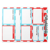 Vorlage für die Pflegedokumentation zur Pathophysi Notizblock (Vorderseite)