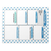 Vorlage für die Pharmakovigilanz von Studierenden Notizblock (Vorderseite)