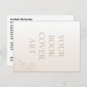 Vorlage für die Postkarte buchen Werbeaktion (Vorne/Hinten)