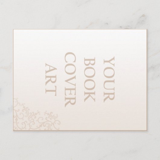 Vorlage für die Postkarte buchen Werbeaktion (Vorderseite)