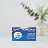 Vorlage für die "Pressure Washing & Cleaning Busin Terminkarte (Stehend Vorderseite)