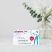 Vorlage für die "Pressure Washing & Cleaning Busin Visitenkarte (Stehend Vorderseite)