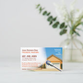 Vorlage für die "Pressure Washing & Cleaning Busin Visitenkarte (Stehend Vorderseite)