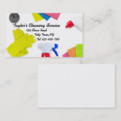 Vorlage für die Reinigungsdienstkarte Visitenkarte (Vorne/Hinten)