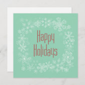 Vorlage für die Retro-Urlaubskarte (Vorne/Hinten)