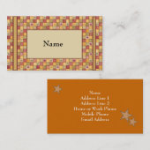 Vorlage für die Retro-Visitenkarte Visitenkarte (Vorne/Hinten)