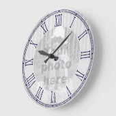 Vorlage für die römische Foto-Wanduhr Große Wanduhr (Winkel)