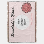 Vorlage für die rosa Blume von Multifunktionsleist Decke (Vorderseite Vertikal)