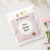 Vorlage für die rosa Blume von Multifunktionsleist Geschenktütchen (Versiegelt)