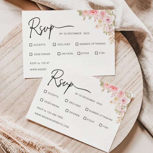 Vorlage für die RSVP-Rose