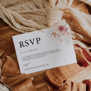 Vorlage für die RSVP-Wildblume
