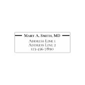 Vorlage für die Rücksendeadresse der Telefonnummer Permastempel (Design)