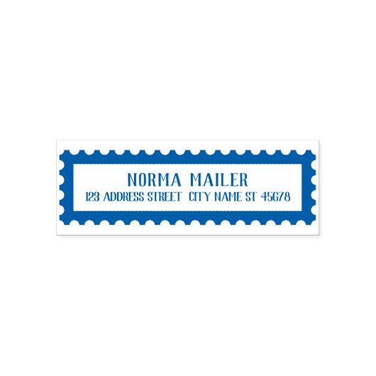 Vorlage für die Rücksendeadresse in der Briefmarke Permastempel (Design)