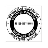 Vorlage für die runde Briefmarke Ihrer eigenen Far Permastempel (Design)