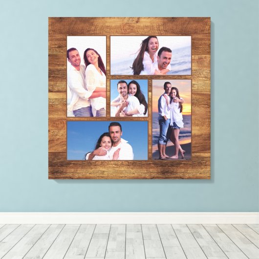 Vorlage für die Rustikale Holzkörnerkollektion Leinwanddruck (Insitu (Holzboden))