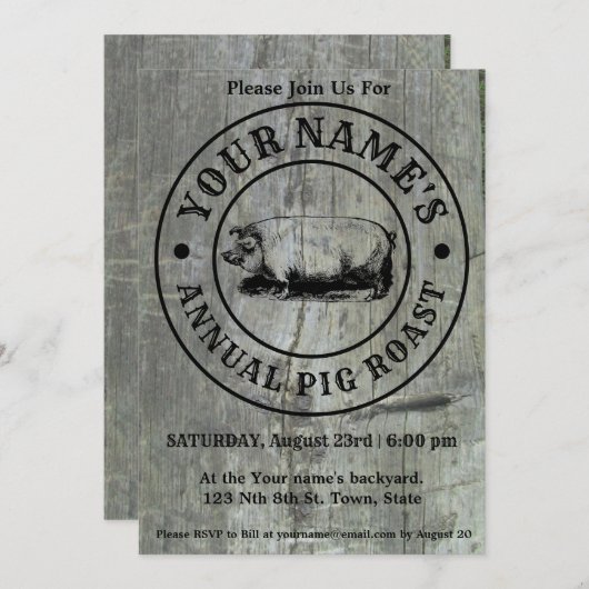 Vorlage für die Rustikale Schweinereierregung (Vorne/Hinten)