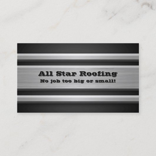 Vorlage für die Silbermetall-Visitenkarte generisc Visitenkarte (Vorderseite)