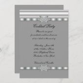 Vorlage für die Silver- und Black Cocktail-Party E (Vorne/Hinten)
