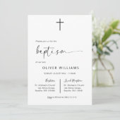 Vorlage für die Taufe, Moderne Taufe (Stehend Vorderseite)