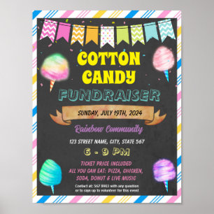 Vorlage für die Veranstaltung Cotton Candy Fundrai Poster