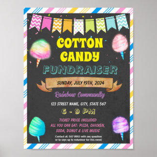 Vorlage für die Veranstaltung Cotton Candy Fundrai Poster