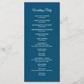 Vorlage für die Veranstaltung zum Thema Hochzeit (Rückseite)