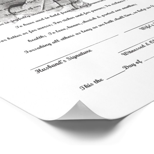 Vorlage für die Verlängerung eines Zertifikats Poster (Ecke)