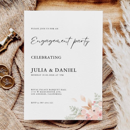 Vorlage für die Verlobung der Wildblume