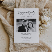 Vorlage für die Verlobung von Minimalistischen Fot