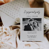 Vorlage für die Verlobung von Minimalistischen Fot