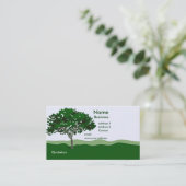 Vorlage für die verzauberte Baumerkarte Visitenkarte (Stehend Vorderseite)
