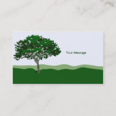 Vorlage für die verzauberte Baumerkarte Visitenkarte (Rückseite)